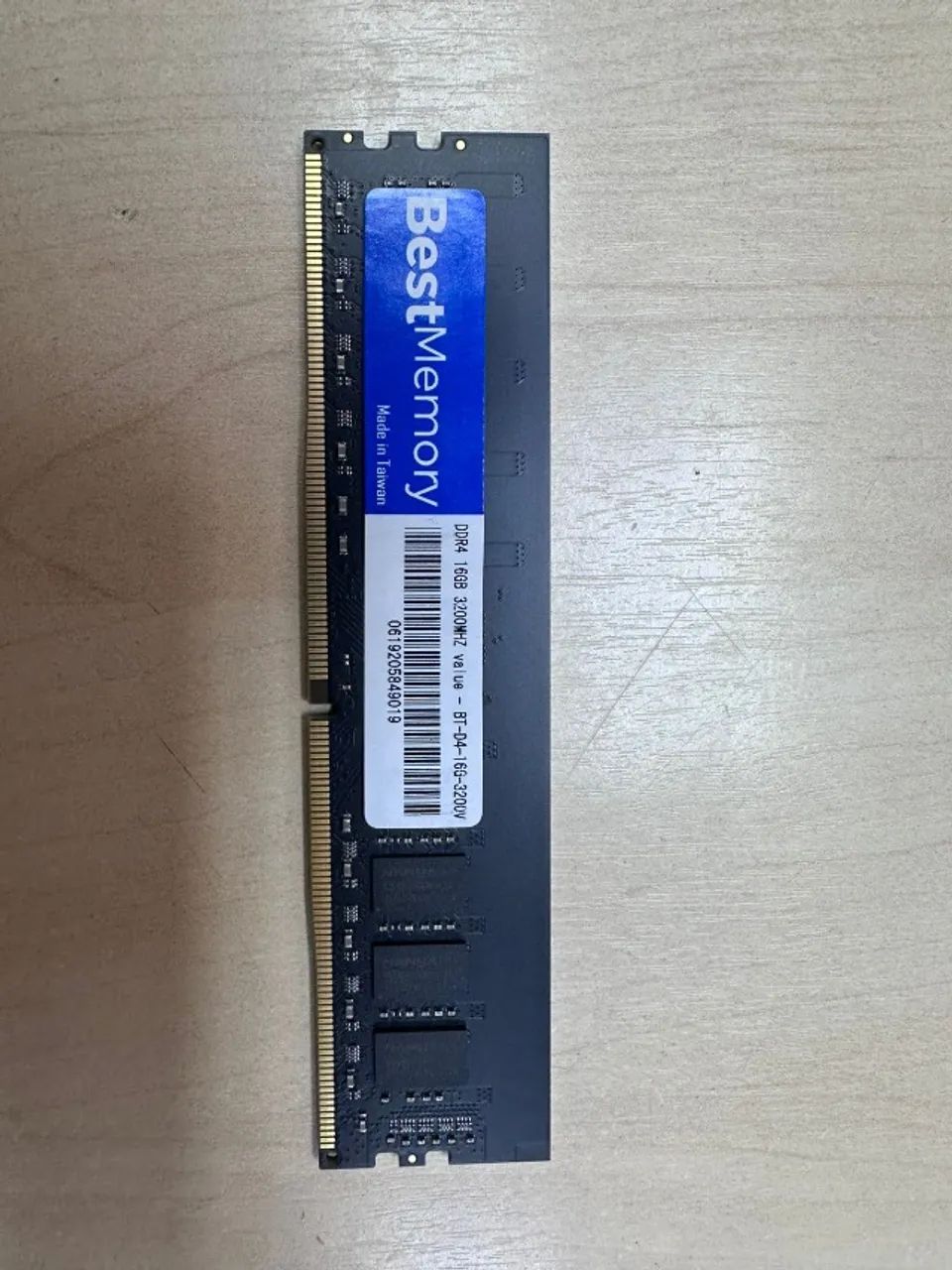 Memoria Ram BestMemory 16gb 3200 Nova, sem caixa.