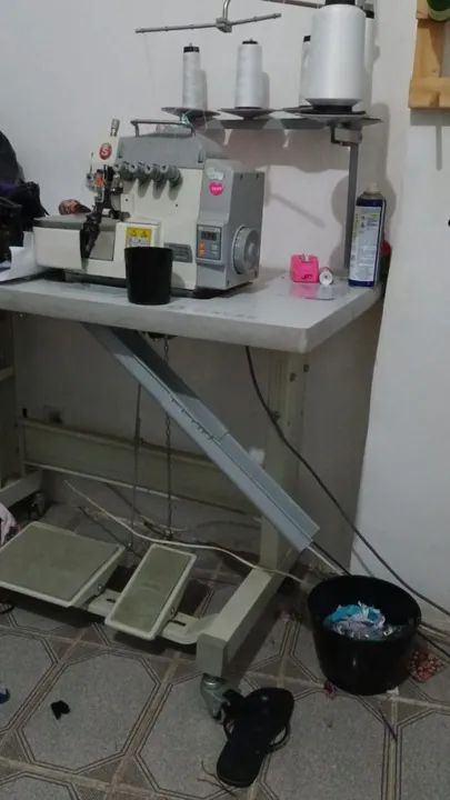 Máquina de Costura interlock Industrial direct drive