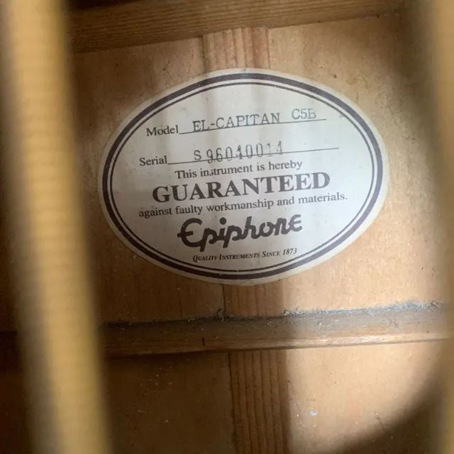 Baixolão Epiphone/Gibson El Capitain - Troco - Foto 5