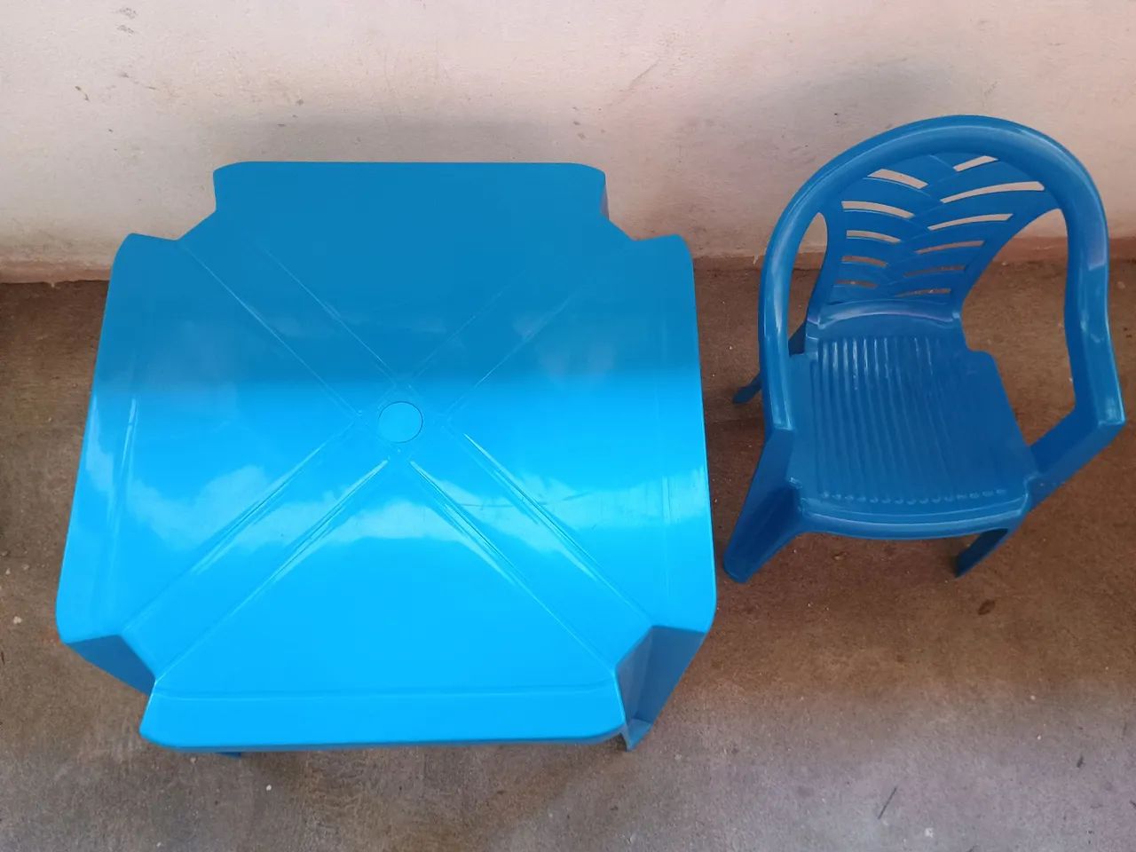 Mesa e Cadeira Infantil Azul - Perfeitas para Crianças - Foto 2
