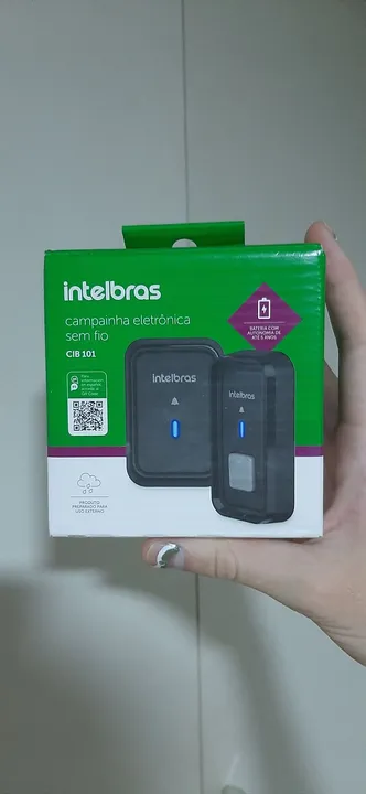 Campainha Eletrônica Sem Fio Intelbras CIB 101 - NOVA