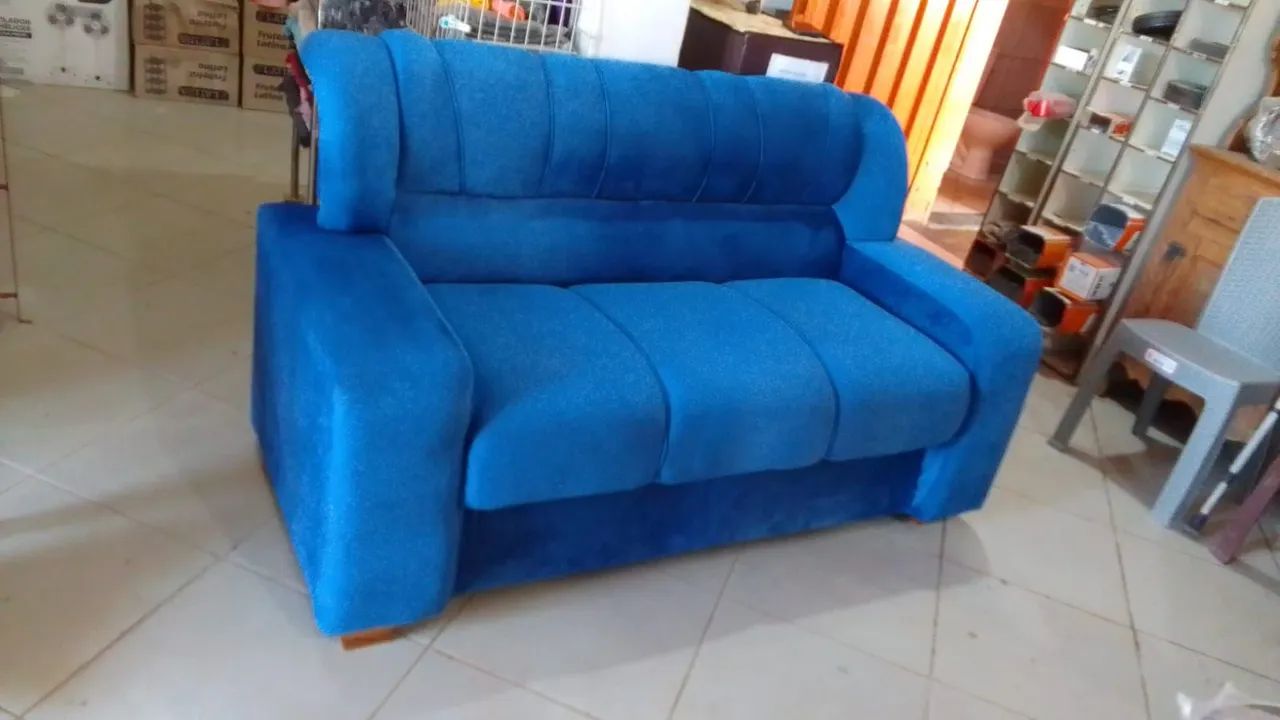 Jogo de sofá 2 e 3 lugares promoção ? $-1100,00  pronto entrega  - Foto 2