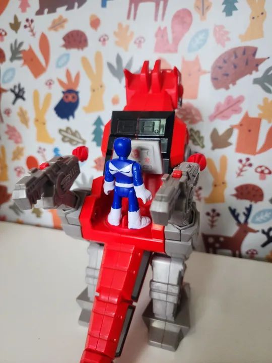 Zord Tiranossauro Ranger Vermelho imaginext fisher price Imaginext Mattel Power Rangers  - Foto 3