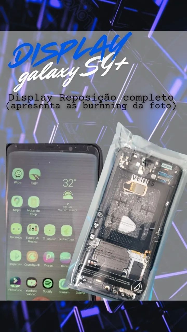 Display Samsung S9+ Completo