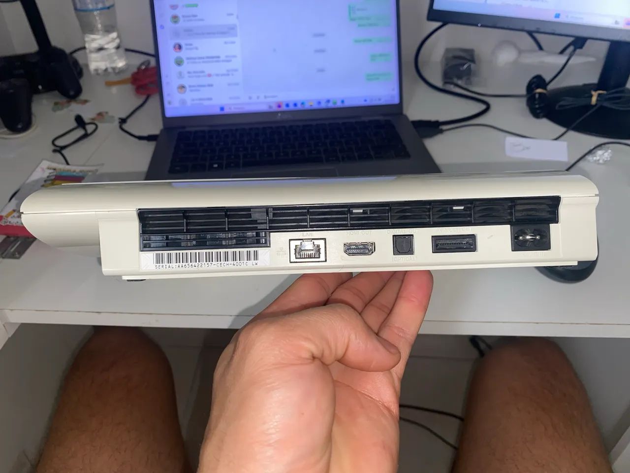 ps3 raro, branco!  - Foto 5