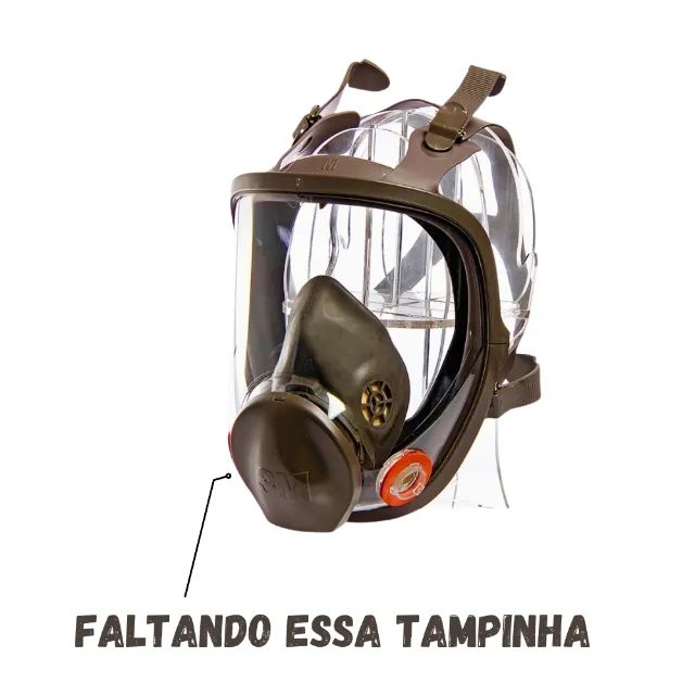 Máscara Nova - Respirador 3M / Troco, parcelo e entrego - Foto 4