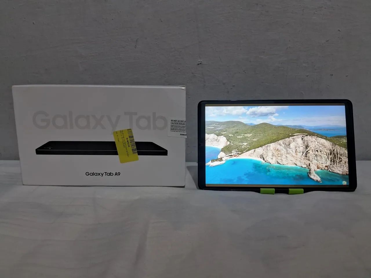 Tablet Samsung A9 4G zero com nota e garantia de 1 ano com película e capinha 