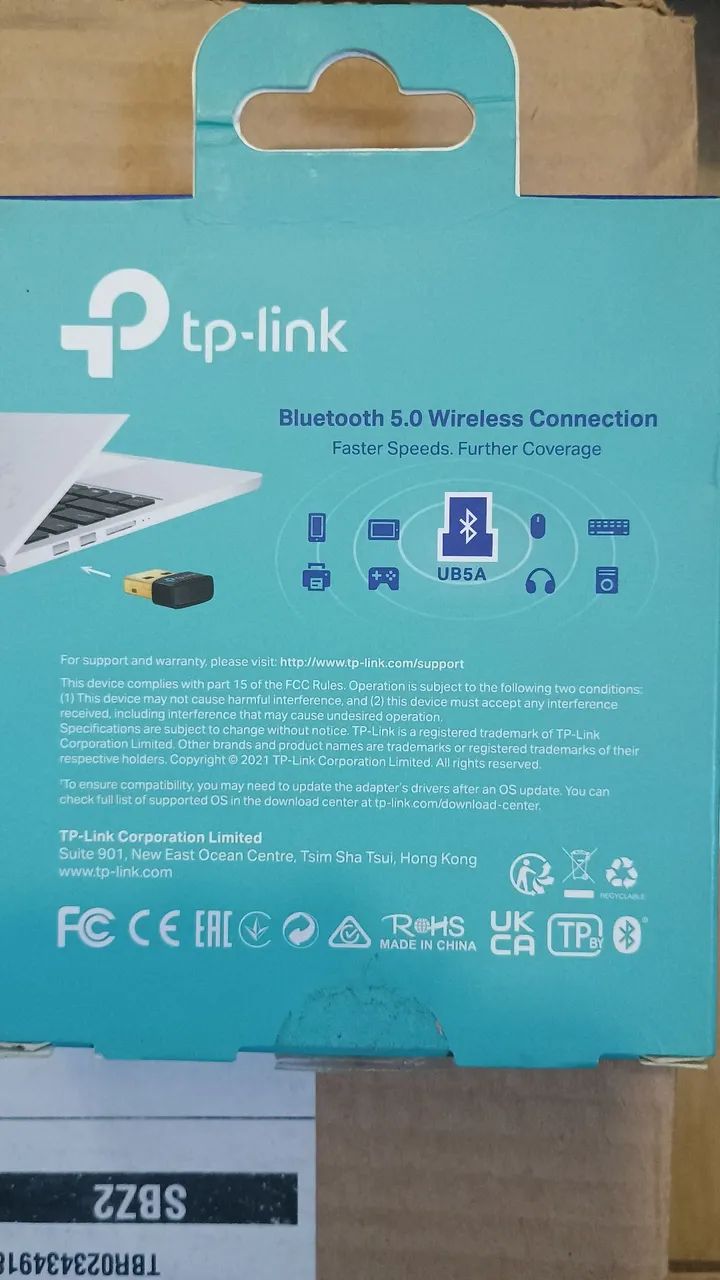 Adaptador Bluetooth 5.0 Nano USB Tp-Link UB5A64186556335747121