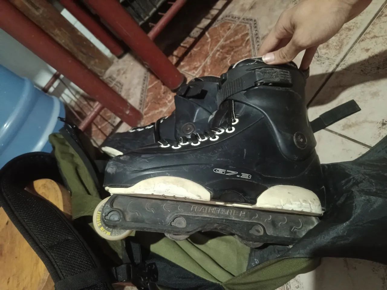 Patins Street Razor + mochila traxart  - Foto 3