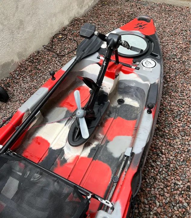 Caiaque Leader Milha Náutica + Pedal Power drive - Foto 5