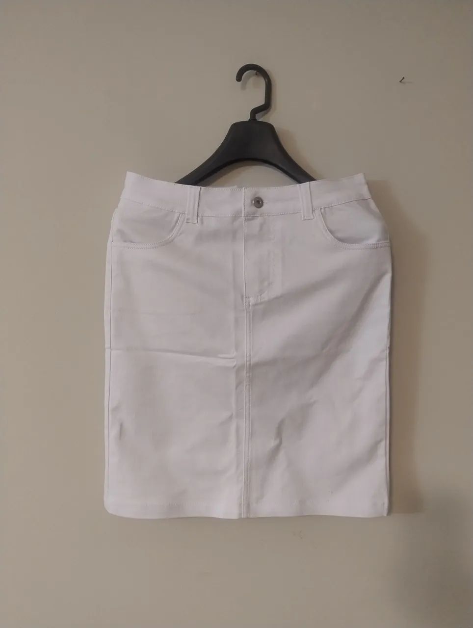 Saia Jeans Branca