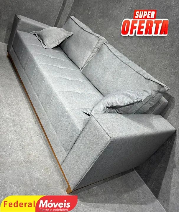 Sofá com 1,80m tecido Linho - Oferta Imperdível  - Foto 2