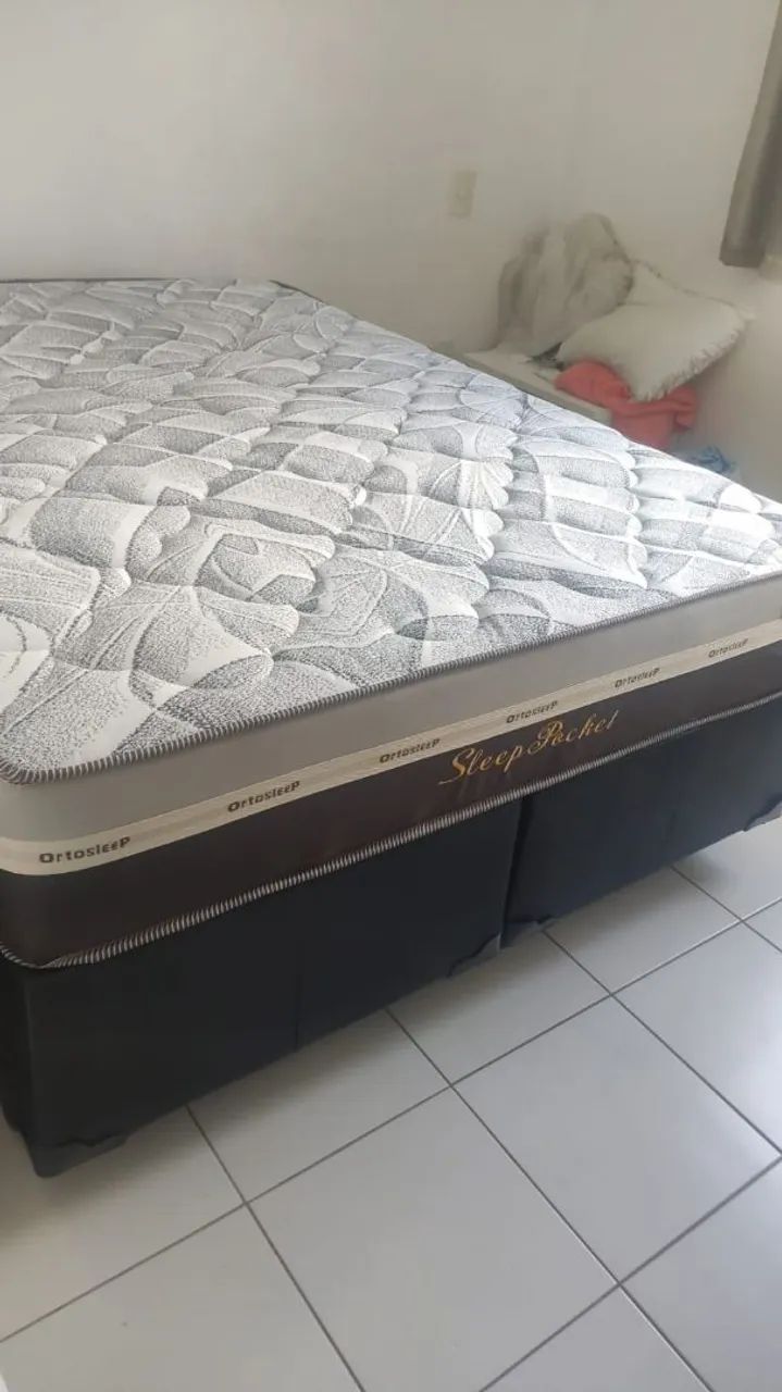 Cama box super king molas ensacadas individualmente 