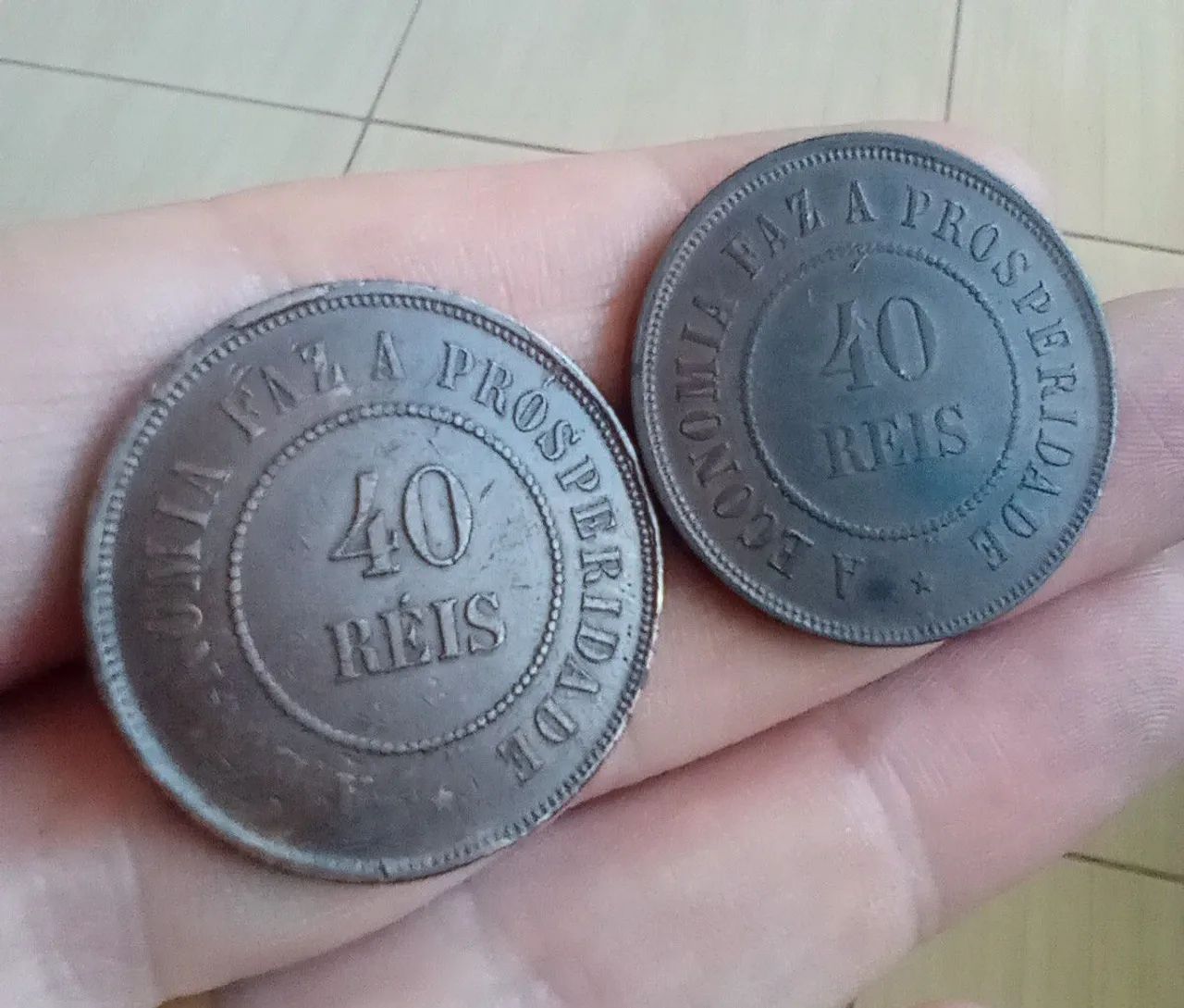 Moedas antigas - Antiguidades - Recanto dos Emboabas, Aparecida de ...