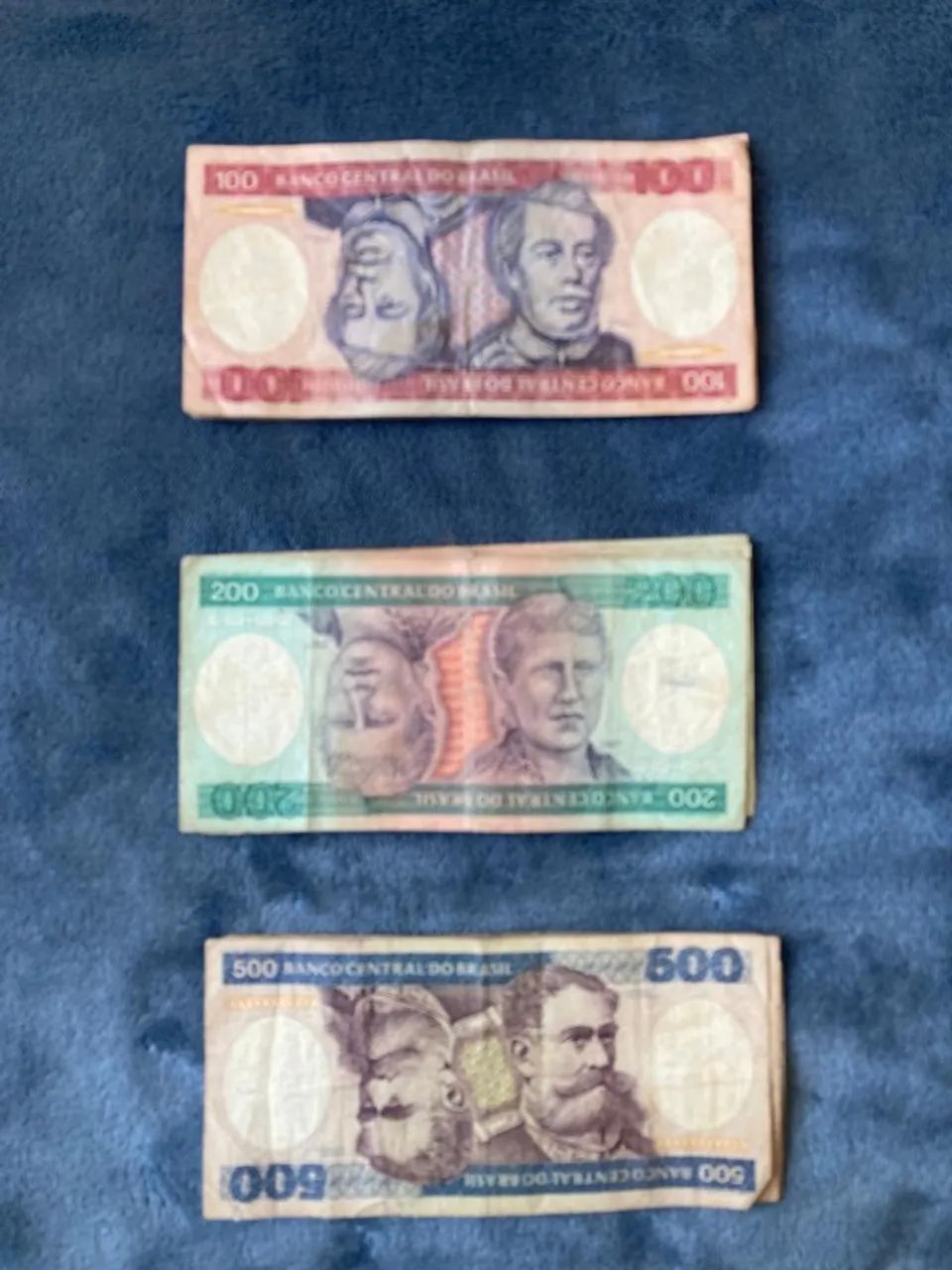 Cédulas antigas 100, 200, 500 cruzeiros - Foto 2