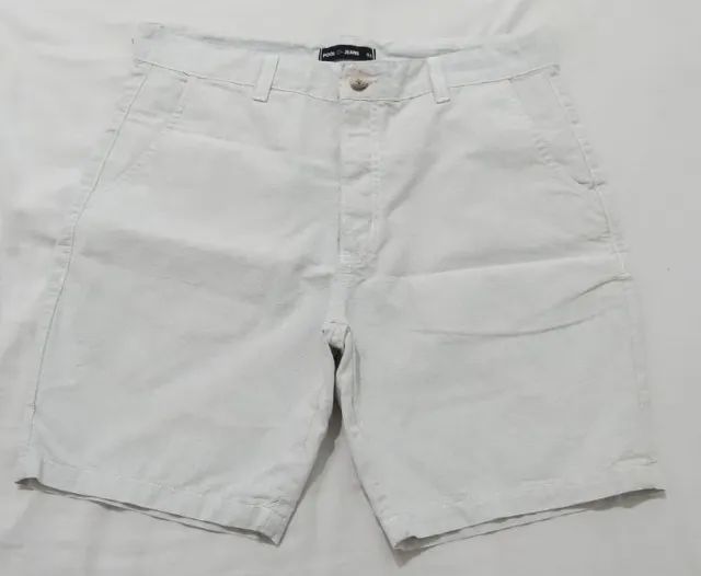 Bermuda | Pool Jeans | Tamanho 44 | Branco com bolinhas - Foto 5