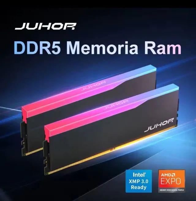 JUHOR Memory Ram DDR5 RGB 16GB 6000MHz 64317904689155122