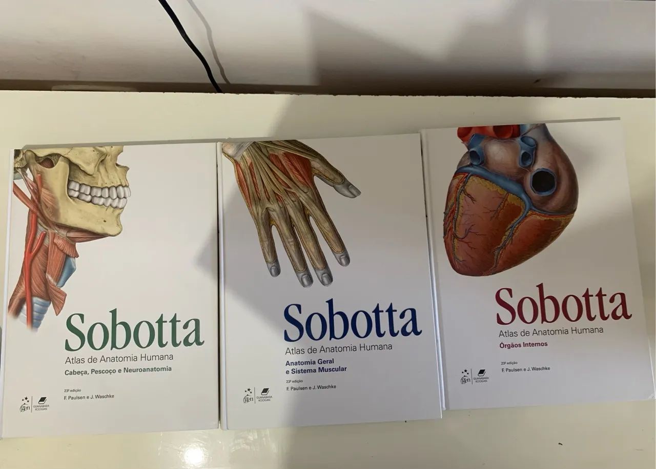 Sobotta - Atlas de Anatomia Humana - 3 volumes - Foto 4