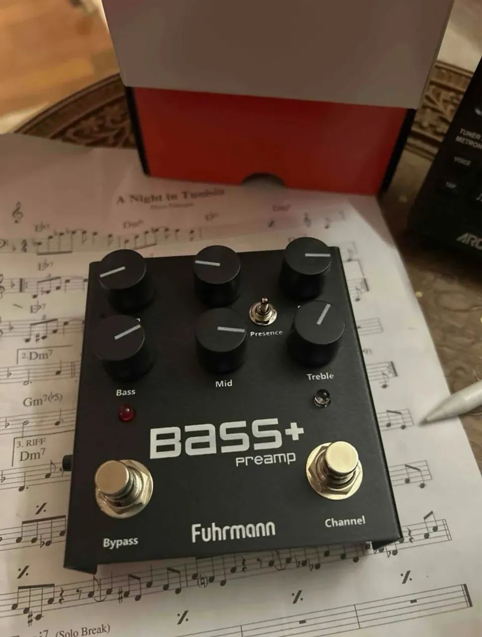 Pré-amplificador de baixo Fuhrmann Bass+