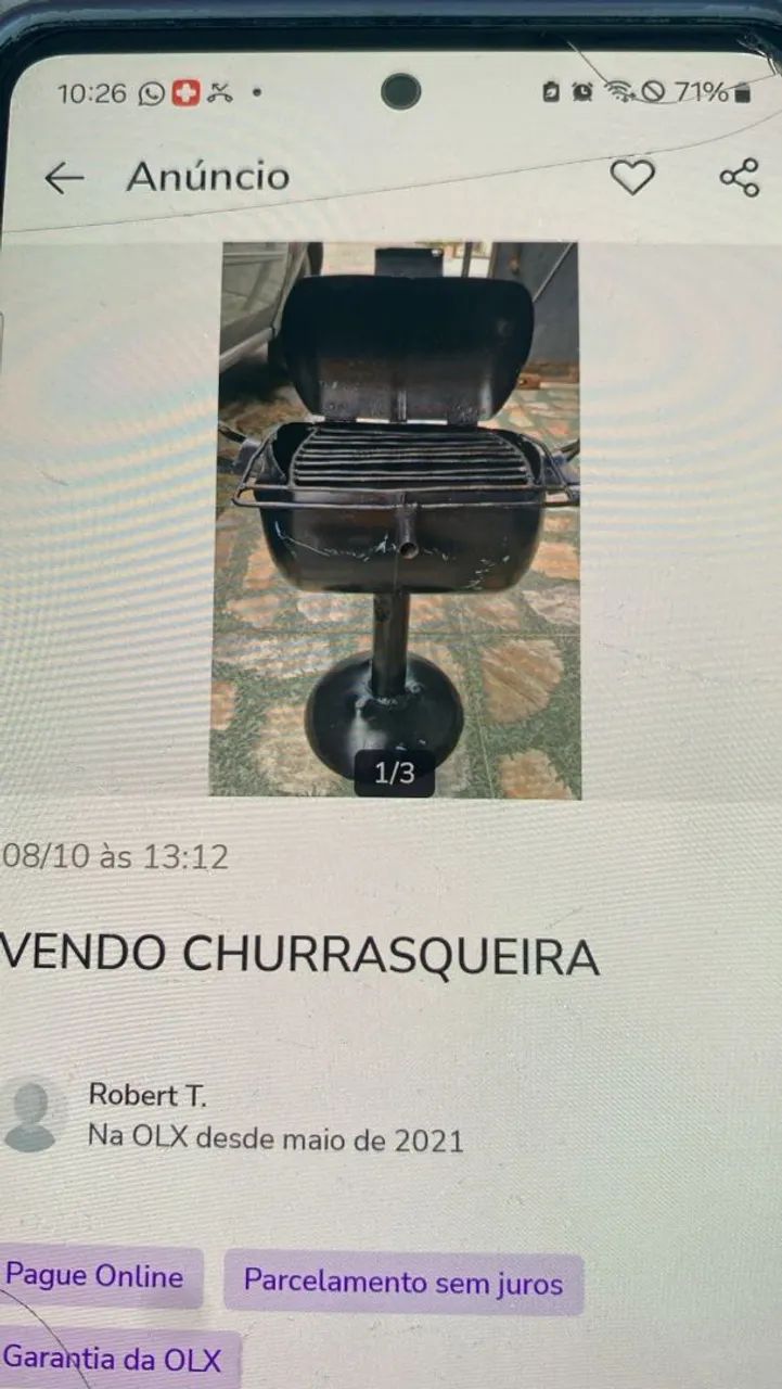 Vendo churrasqueira 