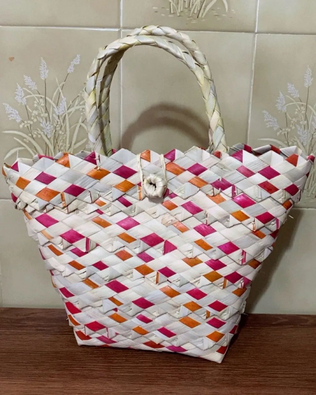 Bolsa artesanal de praia - Foto 2