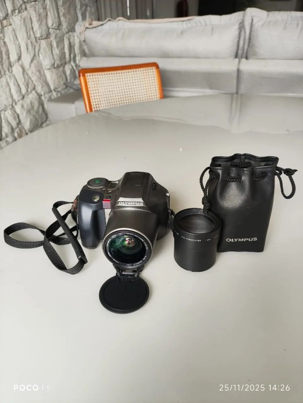 Câmera Fotográfica Olympus IS-300 Analógica Relíquia Funcionando + Lente