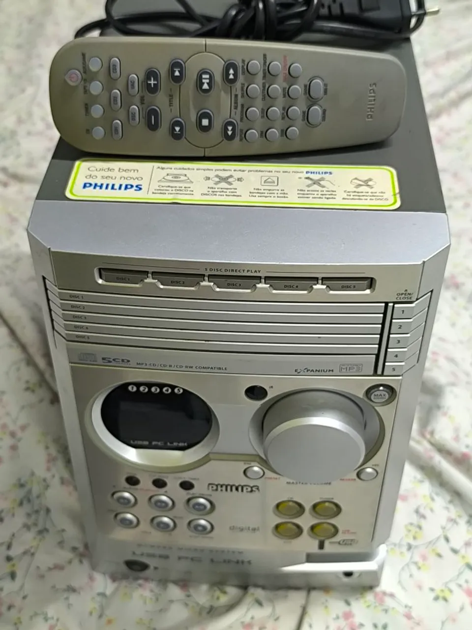 Aparelho de Som Philips com CD Player e USB