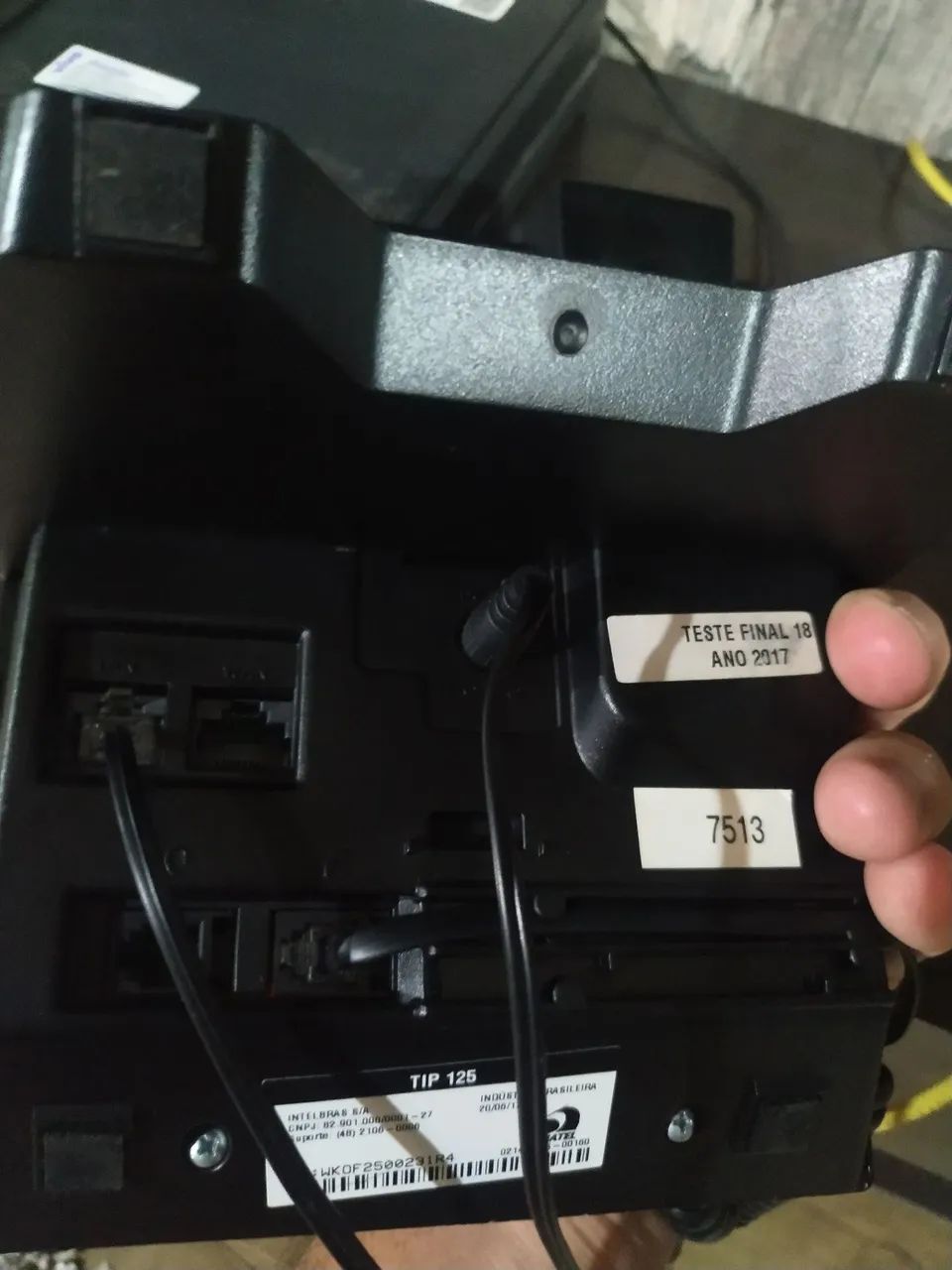 Telefone Rede IP Intelbras TIP 125 - SEM FONTE DE ENERGIA. - Foto 4