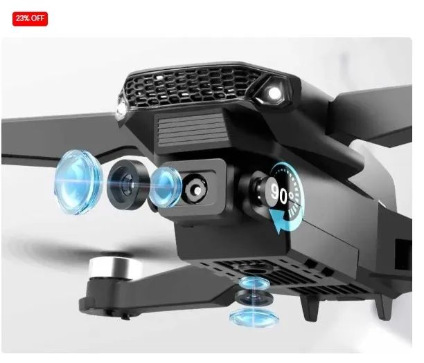 Drone E88 Evo Câmera Dupla 4k Motores Brushless 500 metros - Foto 5