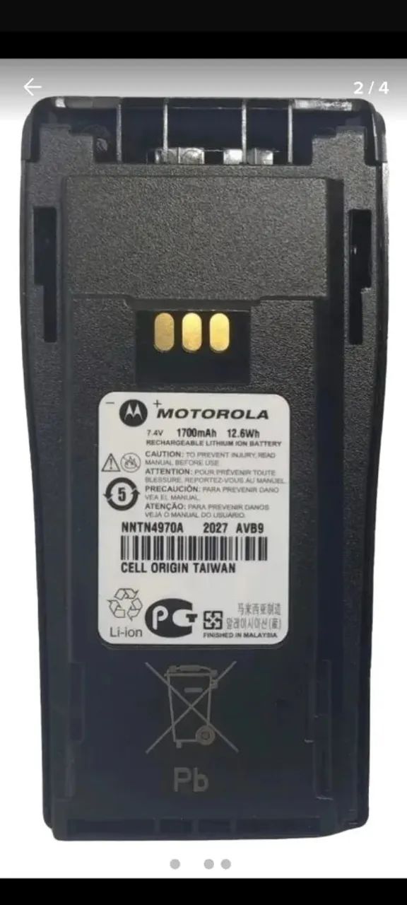 Bateria Motorola NNTN4970A - Foto 2