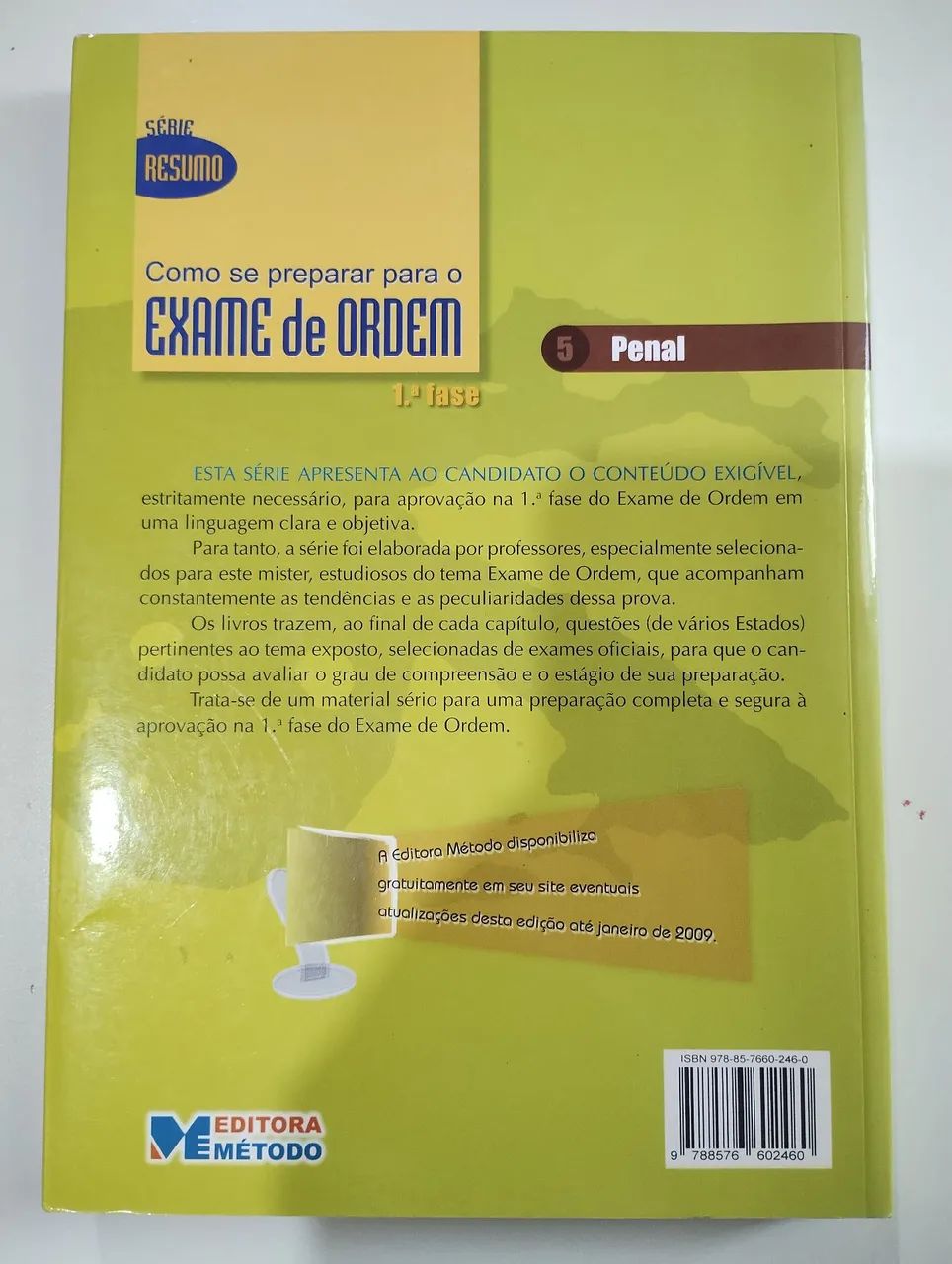 Livro - Como se preparar para o Exame de Ordem 1ª Fase - Penal - Foto 2