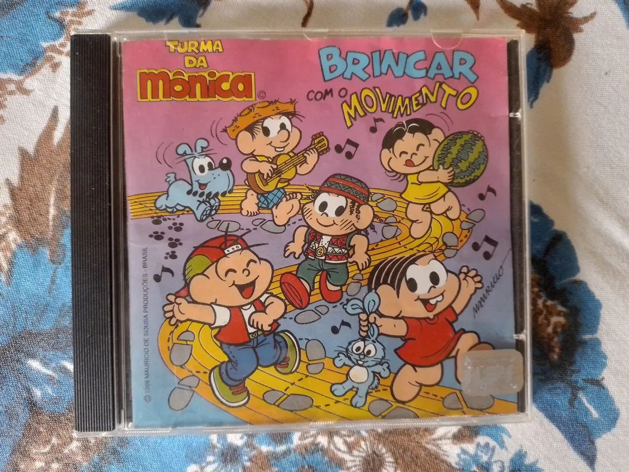 CD Turma da Mônica Brincar Com O Movimento Usado Original