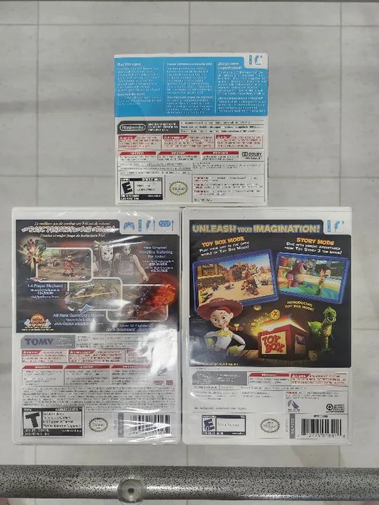 Jogos lacrados Wii Sports + Naruto Revolution 2 + Toy Story 3 (Mídia Física/Original) - Foto 2