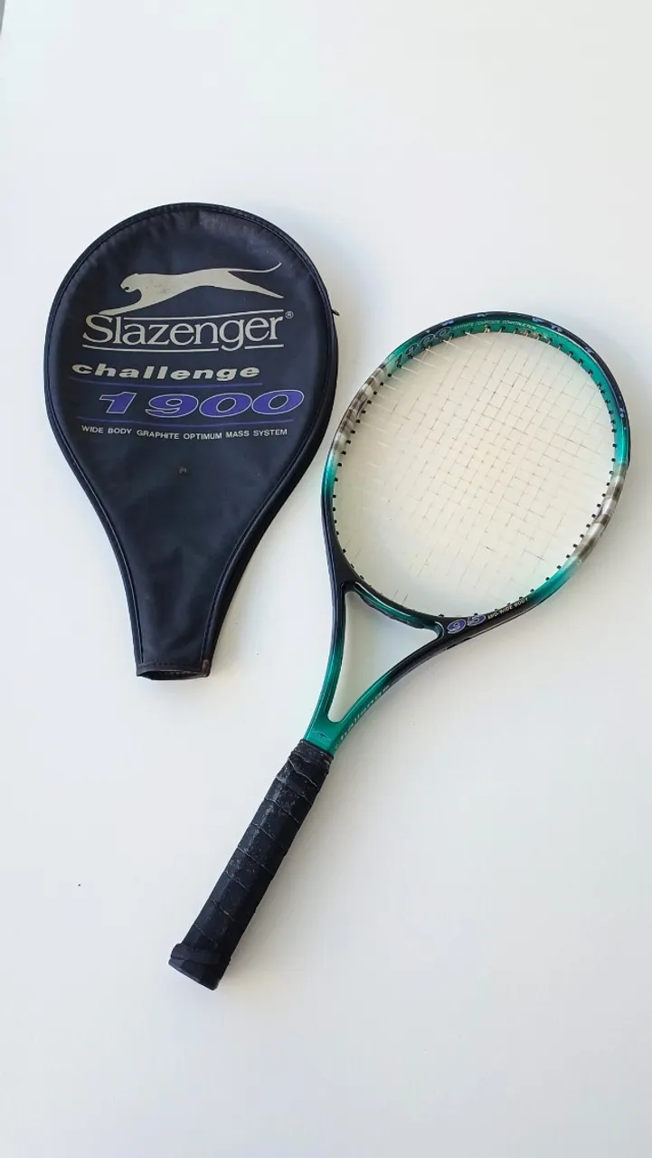 Raquete de Tênis Slazenger Challenge 1900 - Mid Wide Body - Optimum Mass System