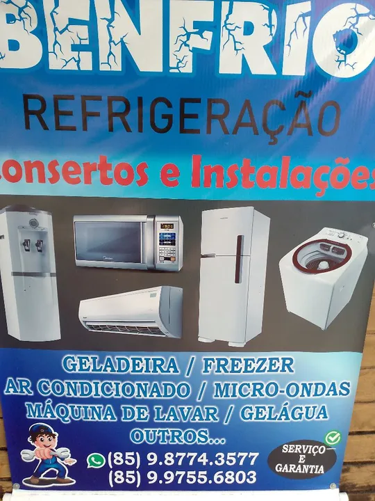 Conserto de geladeira frost free e máquina de lavar usado *