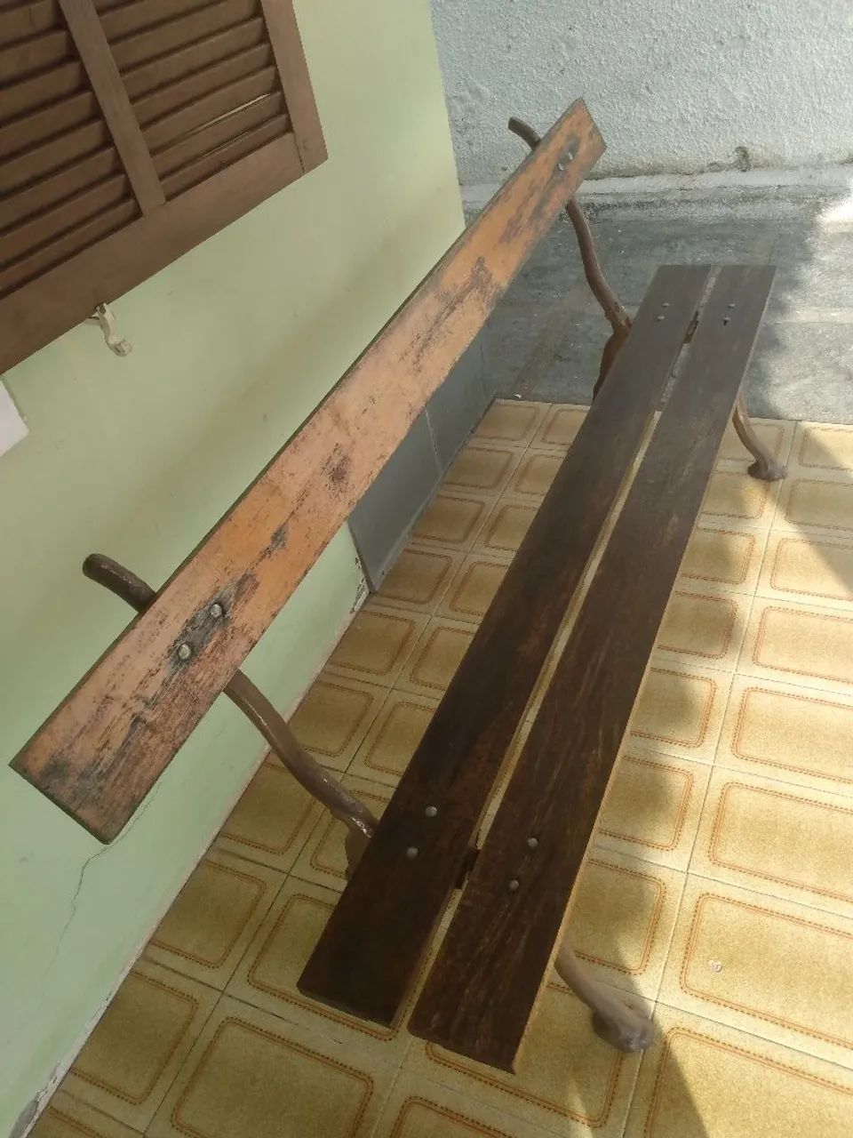 Banco de Jardim Antigo Década de 30 - Foto 2
