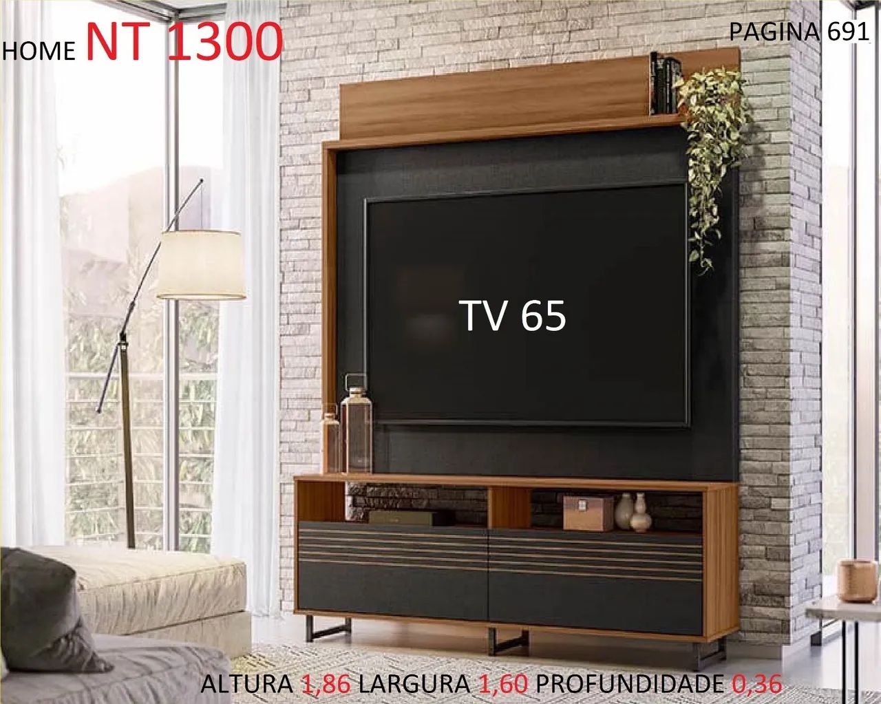 Modern black home for 65 inches64596062299650120