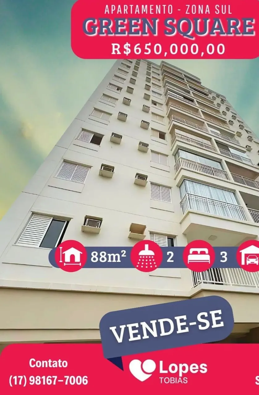 Imóvel para venda com 88 metros quadrados com 3 quartos