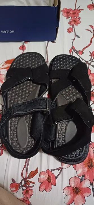 Sandália masculina preta Papete