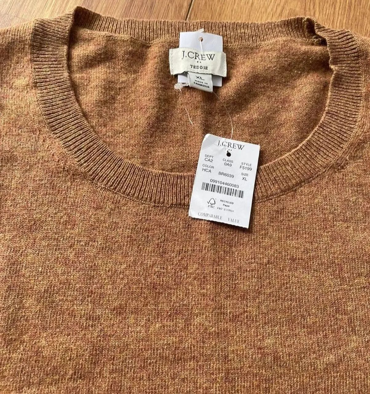 Malha Marron J.CREW Tamanho GG Nova c etiqueta - Foto 2
