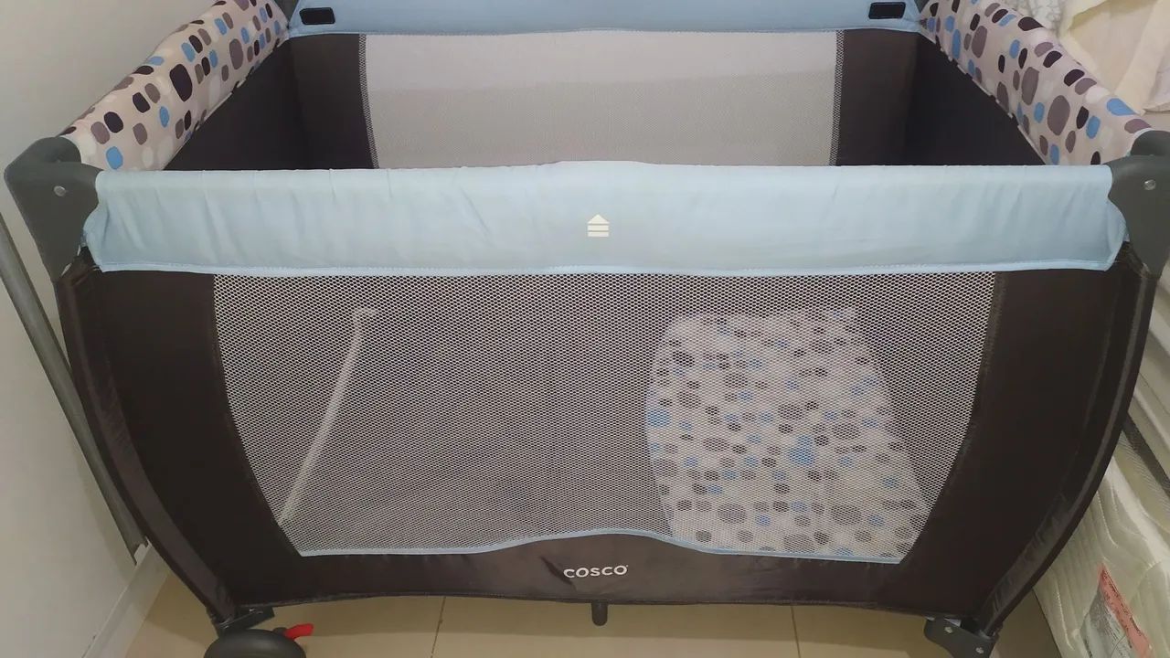 Berço Cosco, Toybar, do nascimento aos 18 quilos, acompanha colchão. - Foto 5