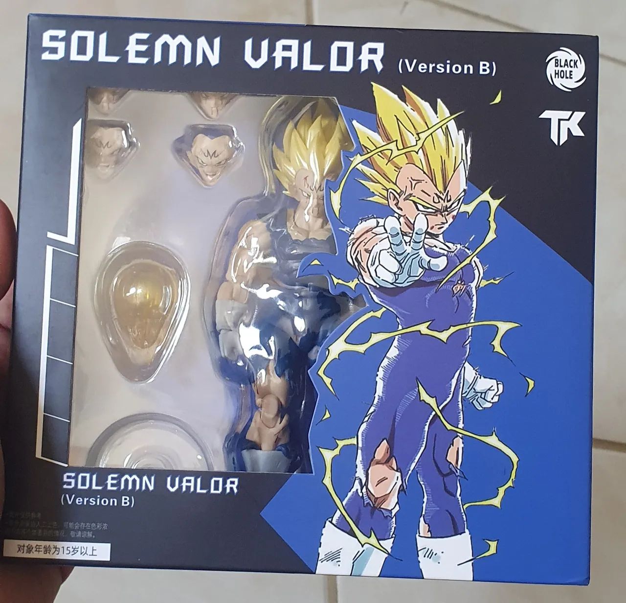 Majin Vegeta Super Saiyajin black hole tk versão B
