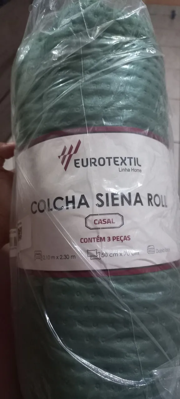 Colcha Siena Roll Casal - Eurotextil
