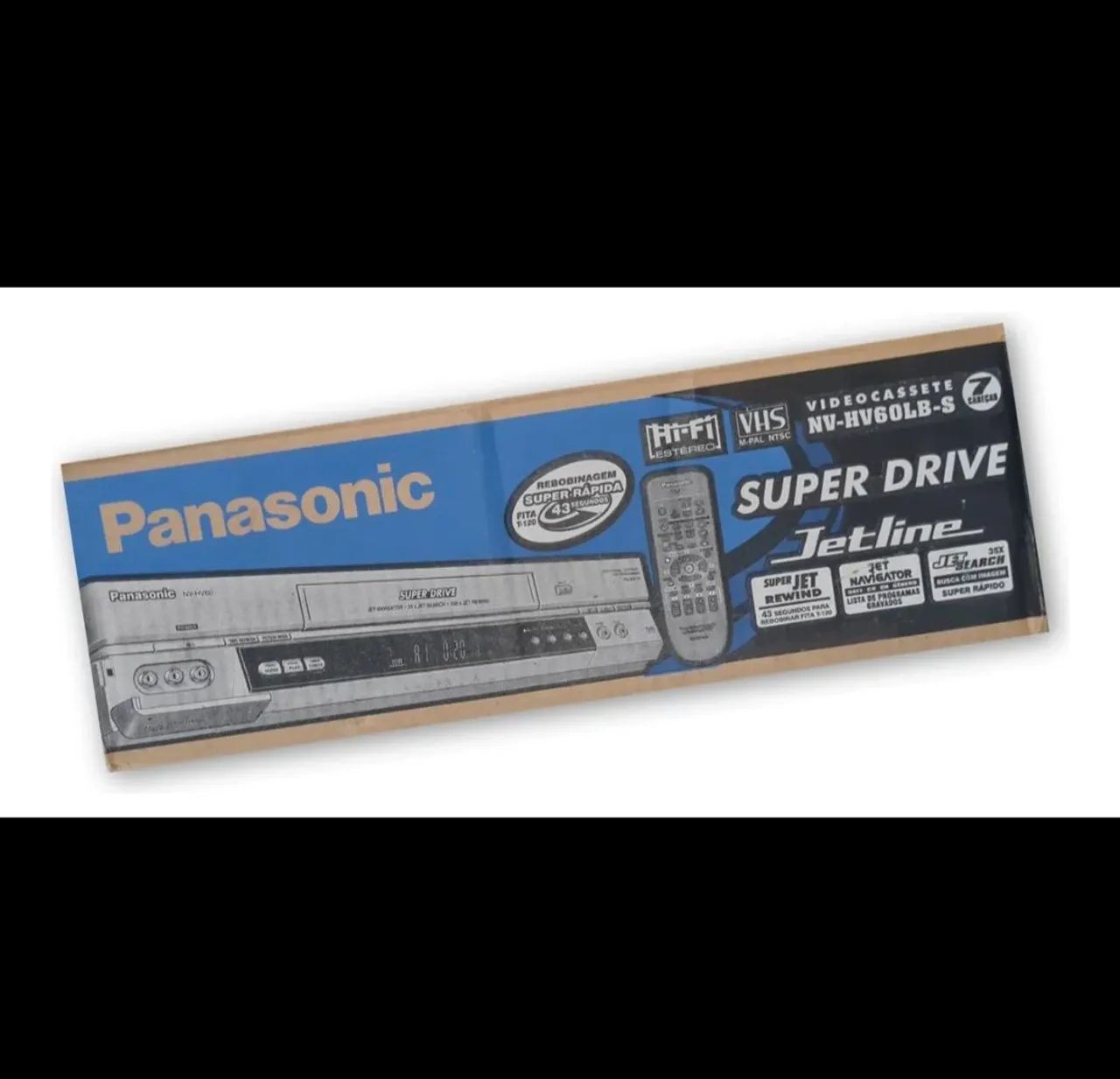 Vídeo Cassete Panasonic Hi-fi Stereo Na Caixa Novo