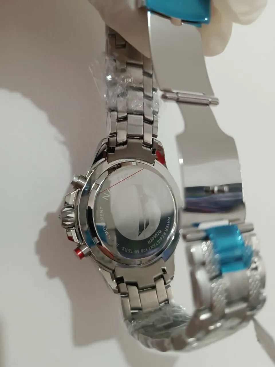 Relógio NAUTICA BANDEIRAS MOSTRADOR AZUL MULTIFUNCIONAL  - Foto 5
