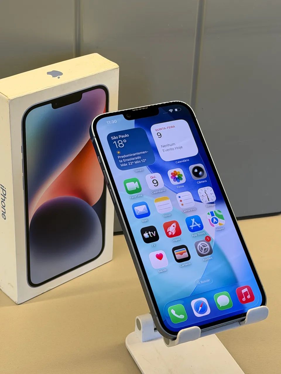 iPhone 14 Plus 128gb Azul Semi Novo | Loja Física - Celulares e