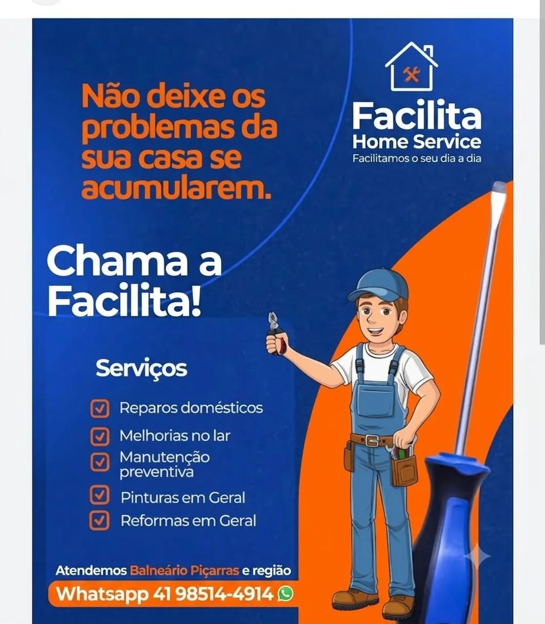 Reformas e consertos residenciais 