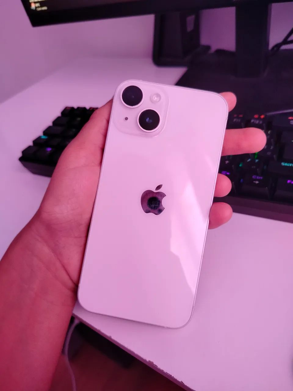 iPhone 14 128gb branco  - Foto 3