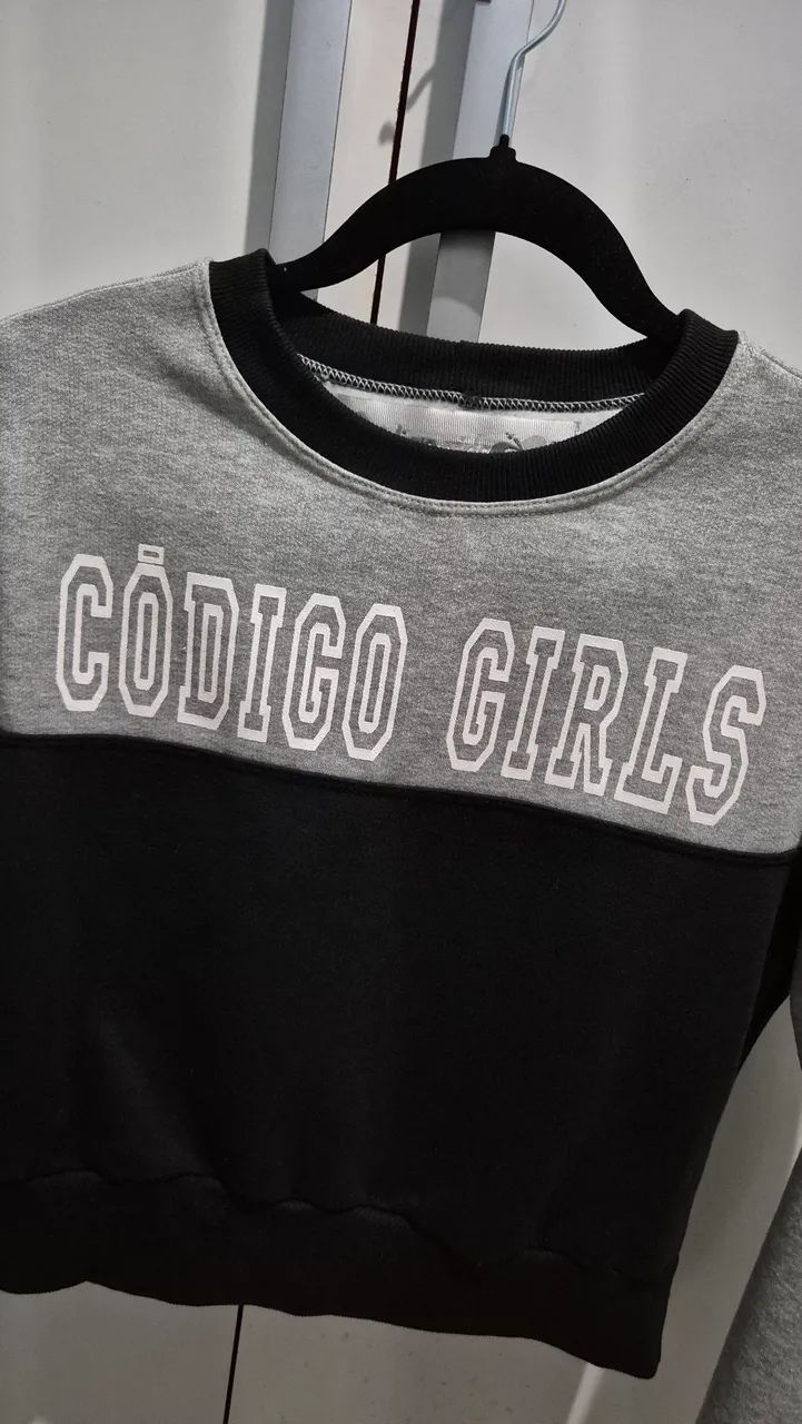 Blusas de moletom Código Girls tamanho PP e M - Foto 3