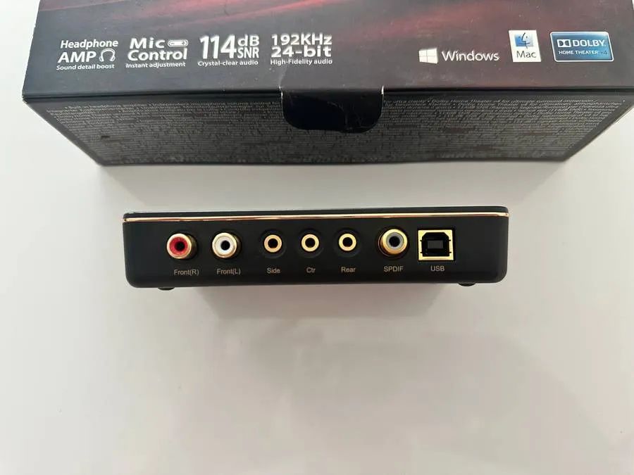 Placa de som externa asus xonar u7 mk ll - Foto 2